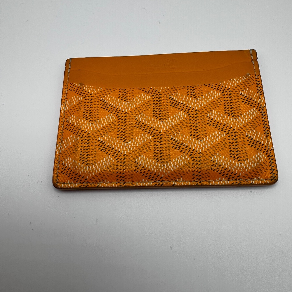 Goyardine Saint Sulpice Card Holder Yellow